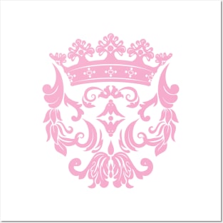 Pink Heraldry Posters and Art